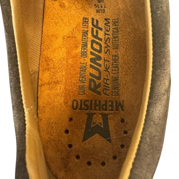 Mephisto Vito Men's Dark Brown and Tan Sneakers Sz 11.5 Leather and suede - Picture 9 of 16